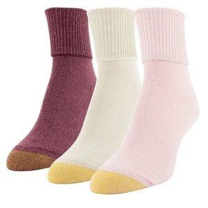 ✌🏼3/$30✌🏼GoldToe Ultra Soft Providence Turn Cuff